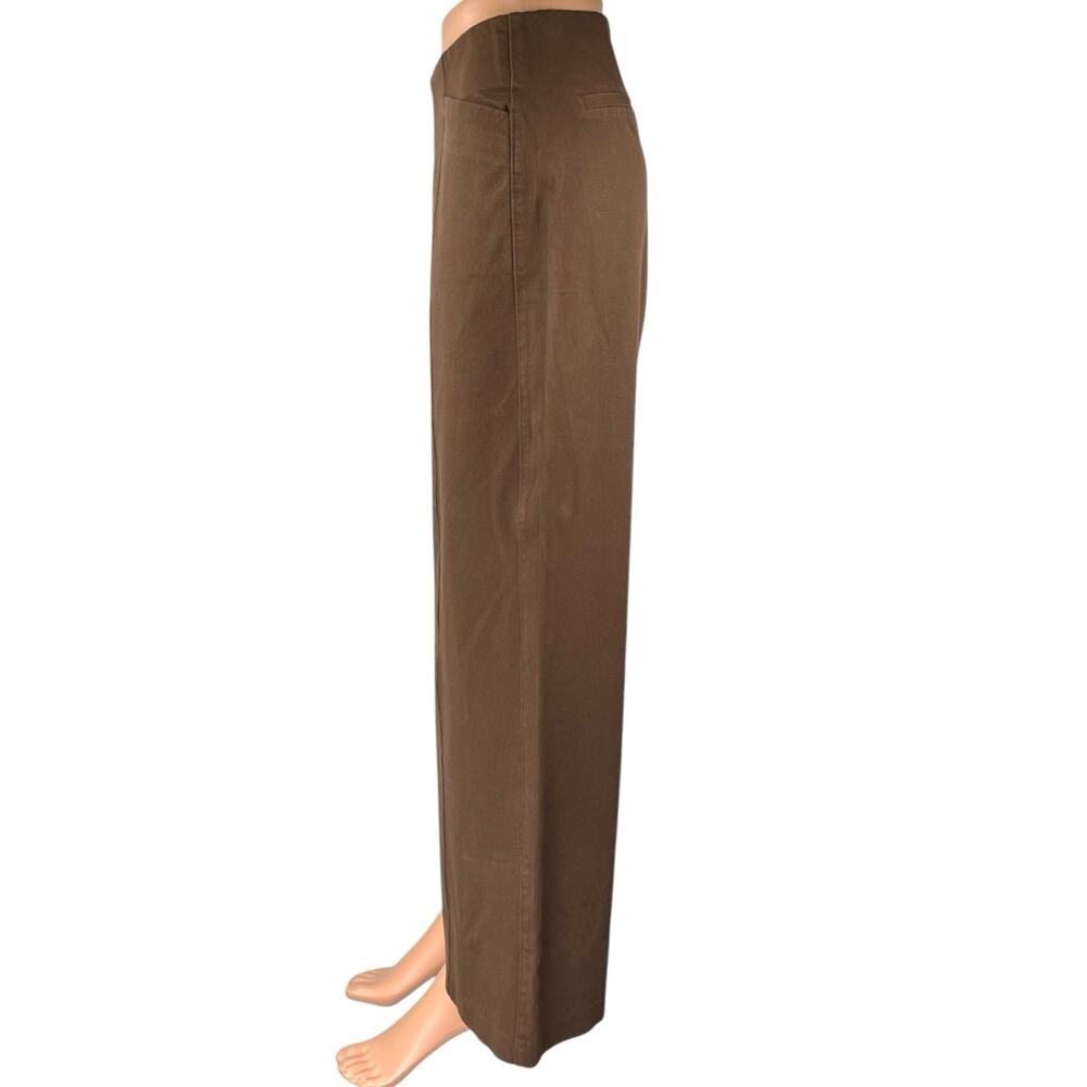 Old Navy Women's Brown High Waisted Palazzo Pocket Wide Leg Trouser Pants Size S - Picture 2 of 5